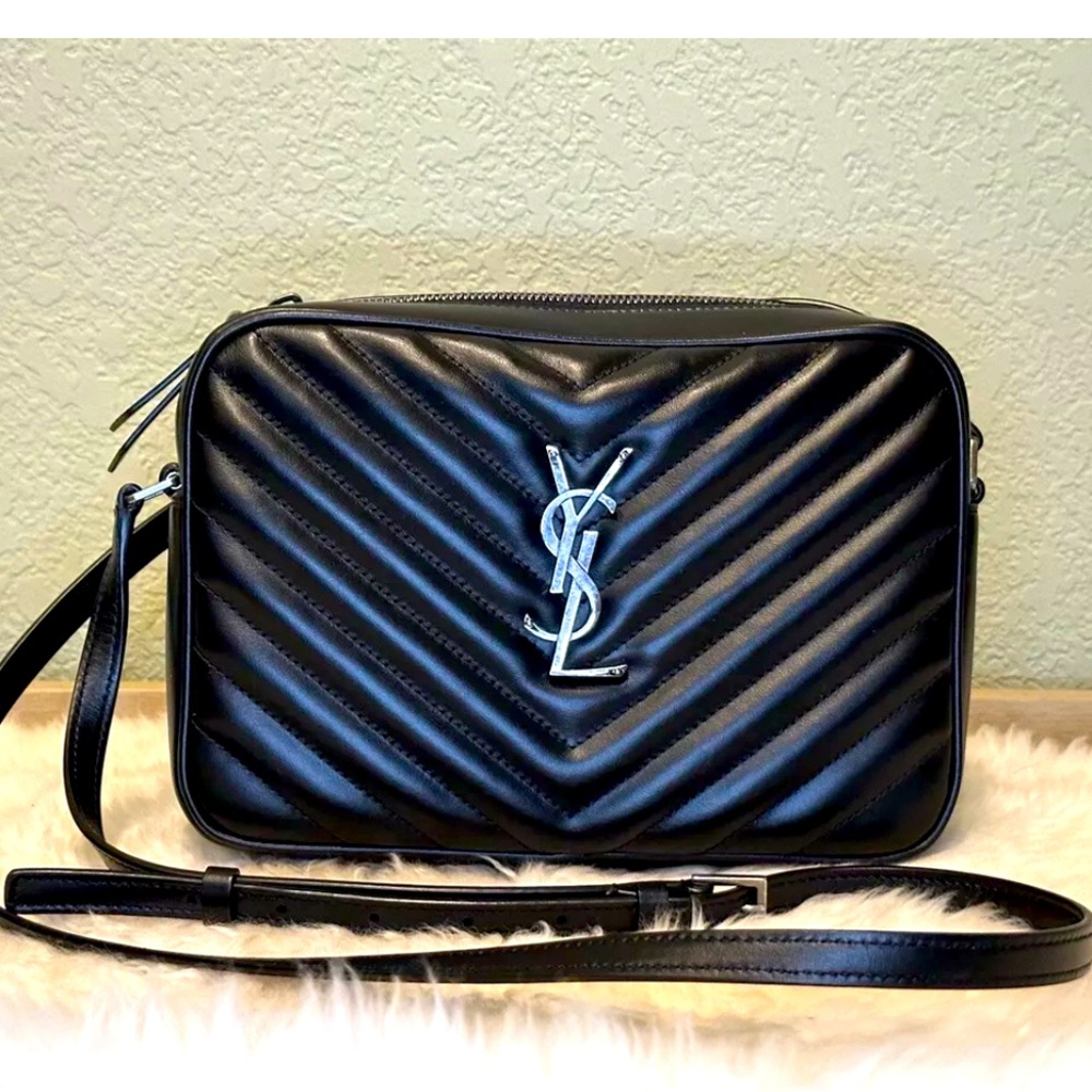 YSL Yves Saint Laurent YSL Lou Camera Bag with Tassel